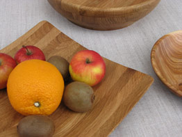 Wooden dishes